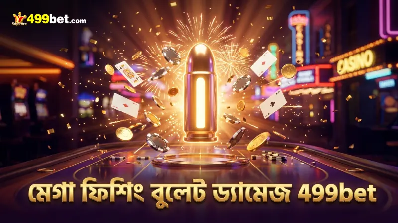 বুলেট ড্যামেজের গুরুত্ব মেগা ফিশিং গেমে স্পষ্ট।