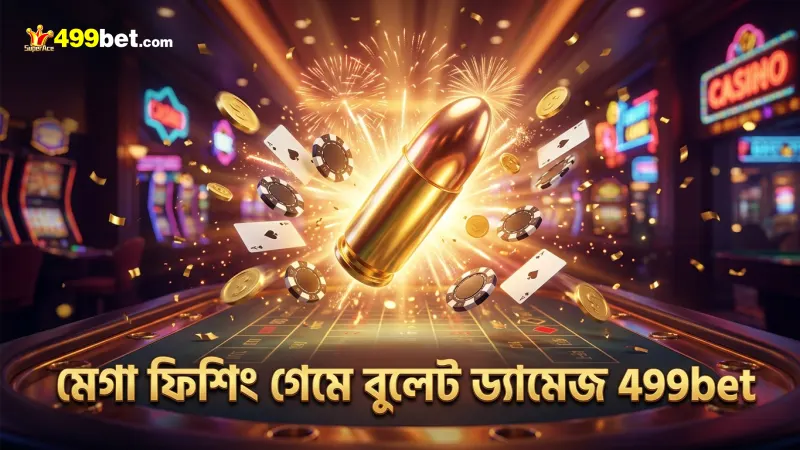 অস্ত্রের বুলেট ড্যামেজ মেগা ফিশিং গেমে গুরুত্বপূর্ণ।