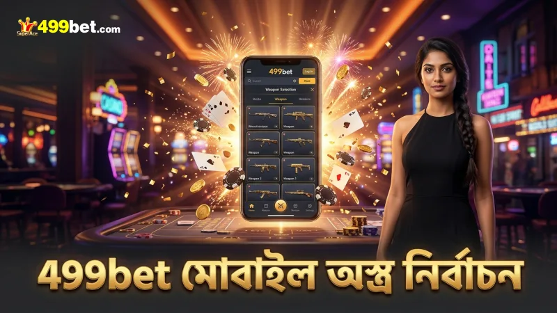 499bet মোবাইল অ্যাপে অস্ত্র নির্বাচন সহজ ও সুরক্ষিত।