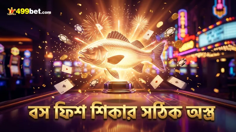 সঠিক অস্ত্র ব্যবহার বস ফিশ শিকারে বড় ভূমিকা রাখে।