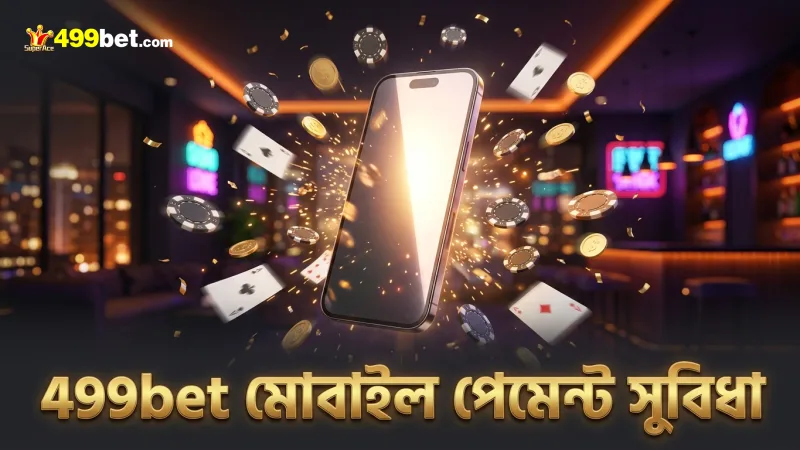 মোবাইল থেকে পেমেন্ট পদ্ধতির সুবিধা ও সহজতা প্রদর্শন করে 499bet।